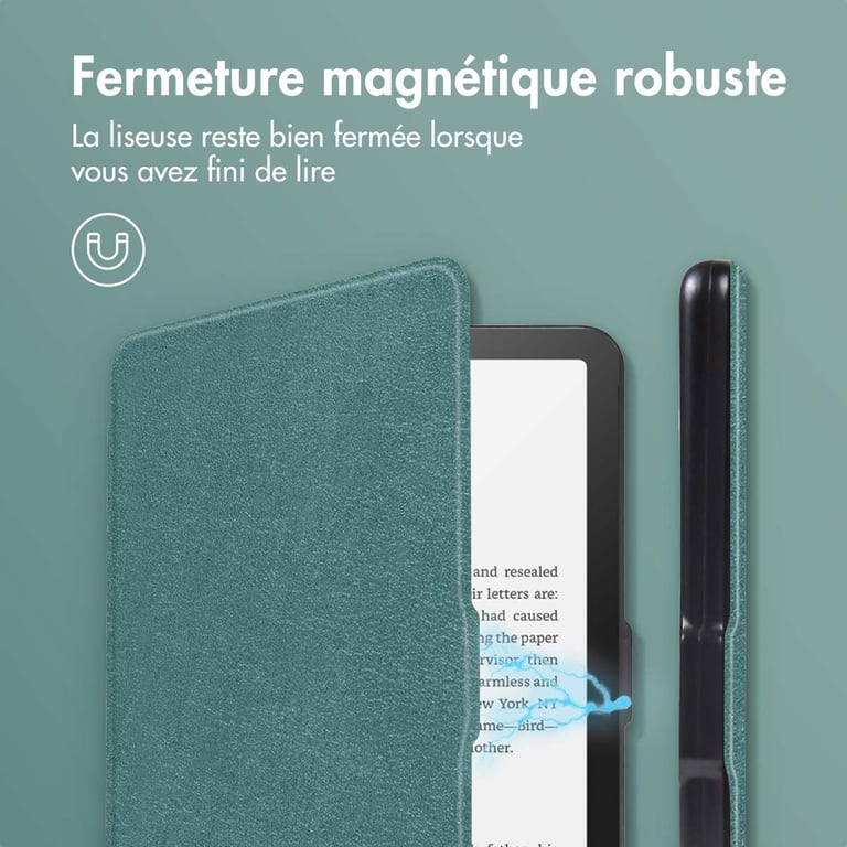 imoshion Étui de liseuse portefeuille Slim Hard pour Amazon Kindle Paperwhite 2024 / Paperwhite Signature Edition 2024 / Colorsoft Signature Edition 2024 Neuf - vue 3