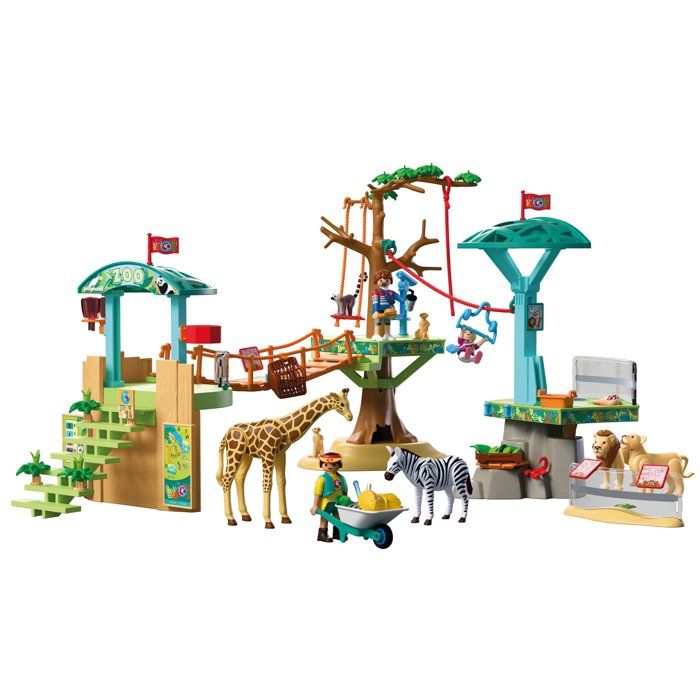 Playmobil Animaux et amis 72070 Zoo : Parc d'escalade sauvage - vue 4