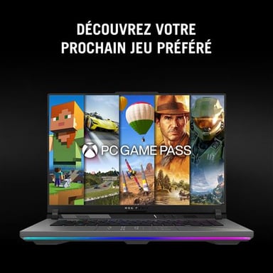 ROG Strix G16 16'', 165Hz 1 To 32 Go  Nvidia GeForce RTX 5070 Ti, Gris - AZERTY