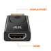 Adaptateur Vidéo DisplayPort Mâle vers HDMI Femelle 4K Ultra HD Compact Noir