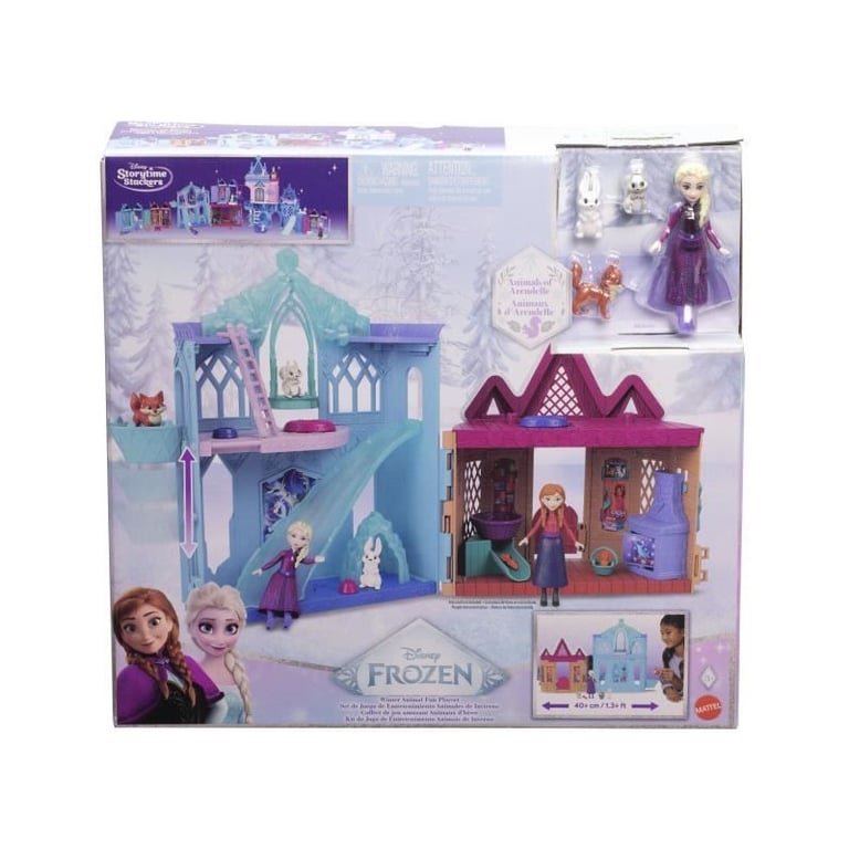 Disney La Reine des Neiges - Coffret Château Jeu des Animaux d'hiver - Disney Frozen - JFG28 - Neuf
