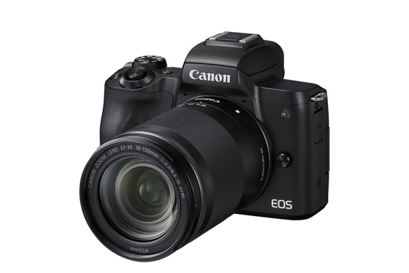 Canon EOS M50 + 18-150 mm MILC 24,1 MP CMOS 6000 x 4000 Pixeles Negro