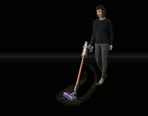 Dyson V10 Absolute Aspiradora escoba 2 en 1 Batería Secar Sin bolsa Cobre, Níquel