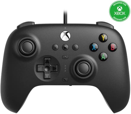 Manette 8bitdo Ultimate Wired pour Xbox et PC - Noir