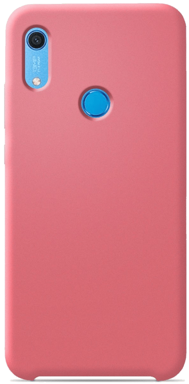 Coque silicone unie compatible Soft Touch Rose Huawei Y6S