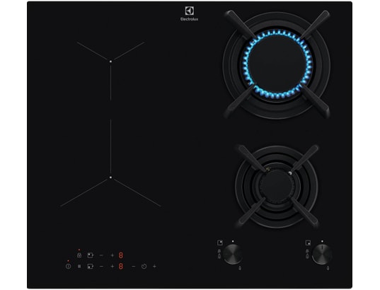 ELECTROLUX table mixte gaz induction 2+2 KDI640713K - vue 9