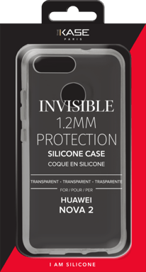 Funda Invisible Delgada para Huawei Nova 1,2mm, Transparente