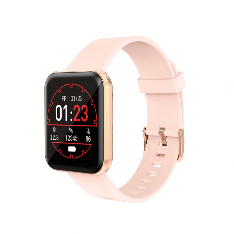 Montre Connectée Lenovo E1 Pro, Rose