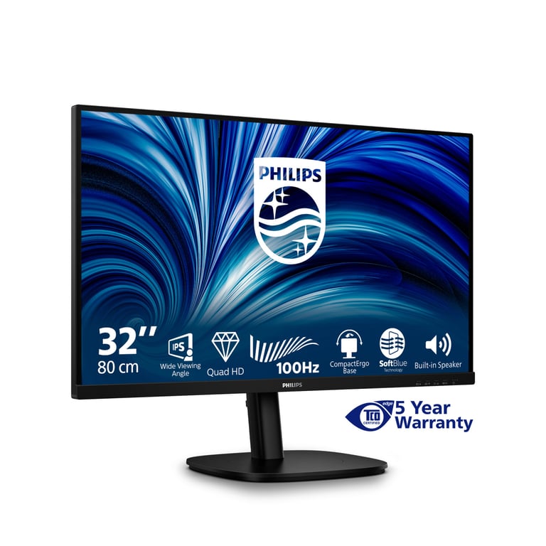 Philips Monitor PC 32B2N350000 31.5 Quad HD 100Hz IPS Nero - vue 4