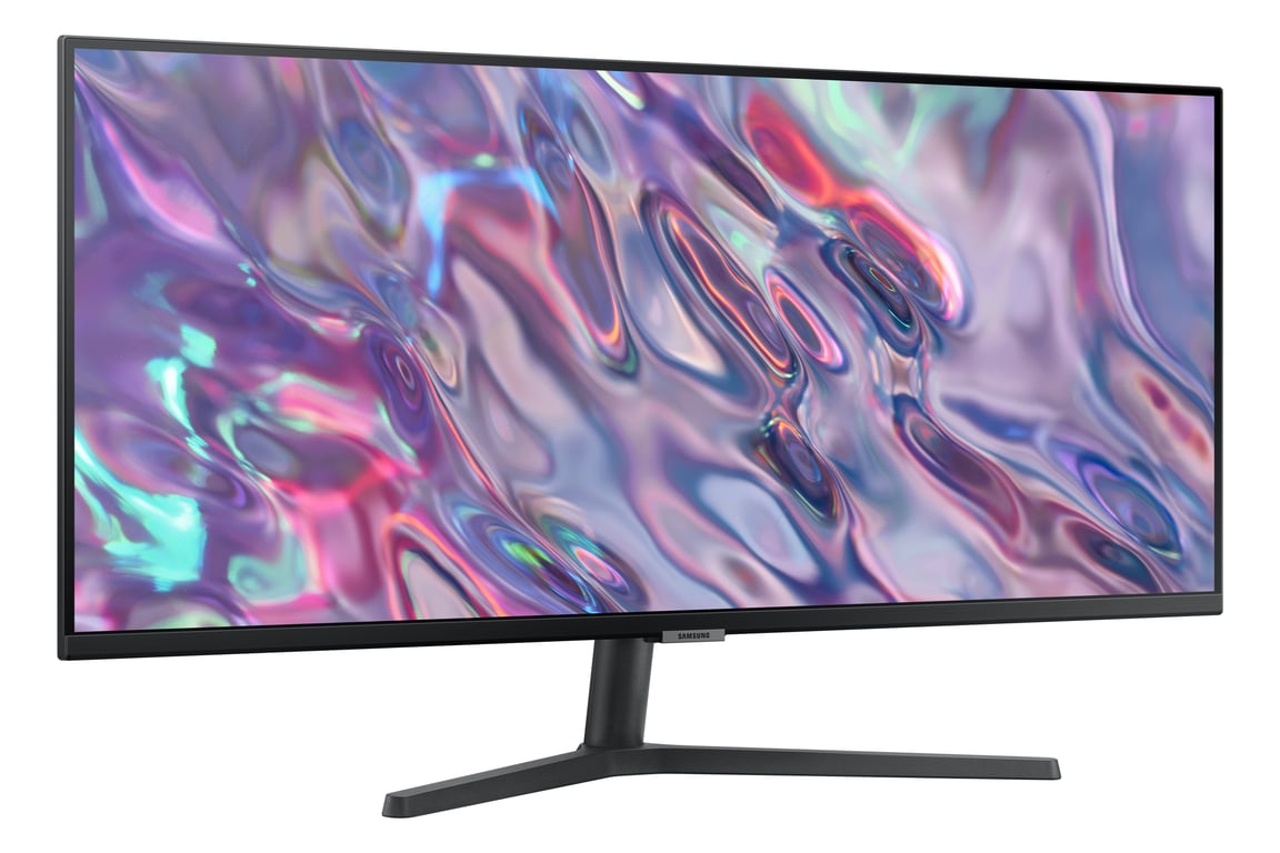 Samsung Écran PC View Finity S50GC 34" Flat UWQHD 3440x1440 100Hz VA 5ms Flat HDR10 3000:1 HDMI DisplayPort - vue 3
