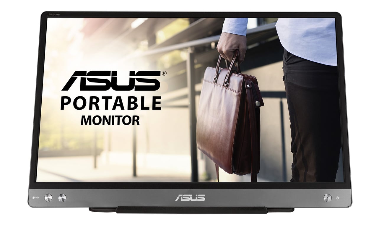ASUS Zenscreen MB14AC Ecran PC portable 14" FHD Télétravail ou gaming Alimentation et affichage via USB C ou USB A Dalle IPS 1920x1080 Flicker FreeFiltres de lumière Pour notebook - vue 3