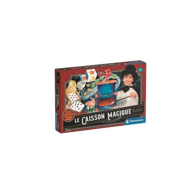 Coffret de magie Clementoni Le Caisson Magique 80 tours Dès 7 ans Rouge/Bleu - Neuf