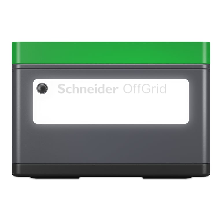 Schneider OffGrid 330 Centrale électrique portable LCD lithium ion 2 prises schuko CEE 73 onde sinusoïdale 3 USB A 1 USB C chargeur sans fil CA 230 V 330 Watt Lithium Ion 332... - vue 4