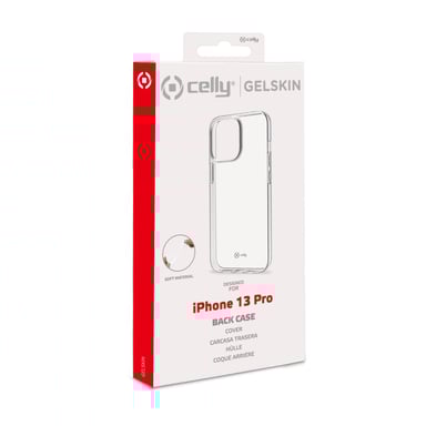 Celly GELSKIN Apple iPhone 13 Pro coque de protection pour téléphones portables 15,5 cm (6.1'') Housse Transparent Apple iPhone 13 Pro