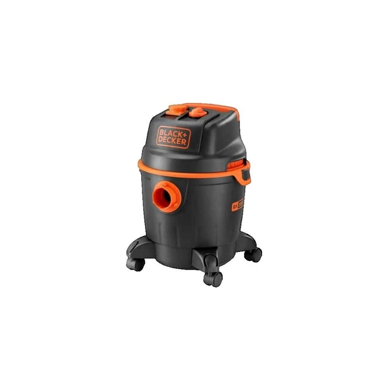 & DECKER Aspirateur eau et poussiere cuve 20 en plastique avec prise pour outil électroportatif