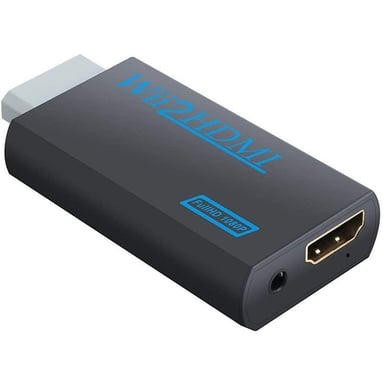 Adaptateur intelligent Nintendo Wii vers HDMI - Full HD 1080p Black