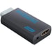 Adaptateur intelligent Nintendo Wii vers HDMI - Full HD 1080p Black