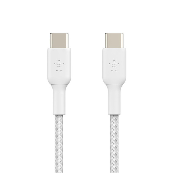 Câble Tressé USB-C vers USB-C BOOST?CHARGE™ (1m), Blanc