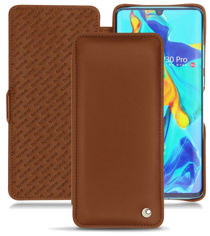 Housse cuir Huawei P30 Pro - Rabat horizontalMarron