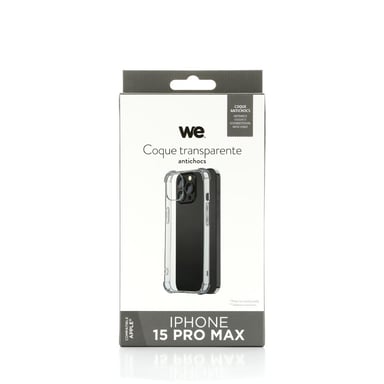 WE Coque de protection TPU APPLE IPHONE 15 Transparent