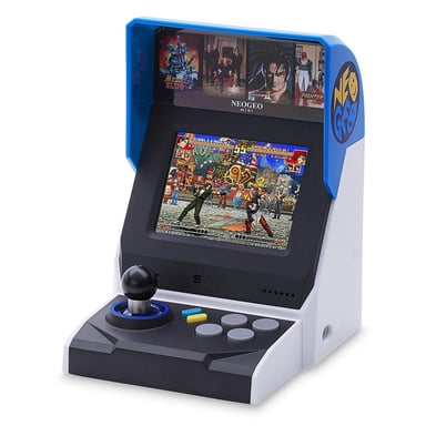 SNK Corporation NEOGEO Mini console de jeux portables 8,89 cm (3.5'') Noir, Bleu, Argent