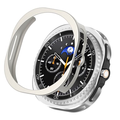 imoshion Coque rigide Bumper pour Samsung Galaxy Watch 8 Classic (46 mm) - Lumière stellaire
