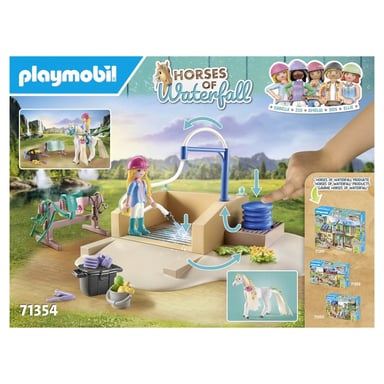 Set de baño Isabella & Lioness con accesorios de aseo ecuestres