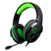 Casque Gamer Pro H3 Vert pour PC, Xbox One, Xbox One Série S et X