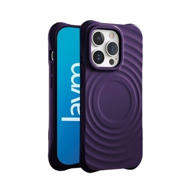 JAYM - Custodia Premium in silicone viola compatibile [Apple iPhone 15] - 100% silicone e microfibra - rinforzata e ultra morbida