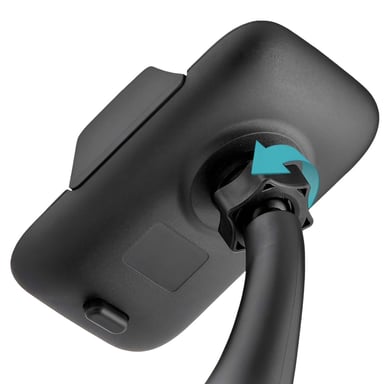 Support Voiture pour Smartphone avec Fixation par Ventouse Noir