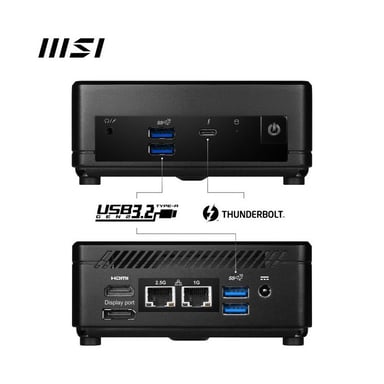 MSI Cubi 5 12M-003BEU 0,66L PC dimensionato Nero i3-1215U