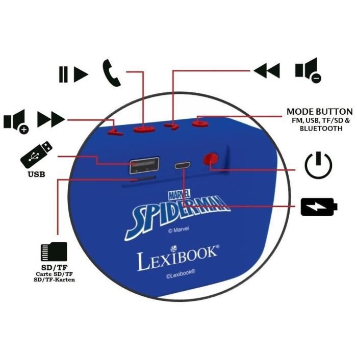 Lexibook Bluetooth Speaker Disney La Reine des Neiges - vue 7