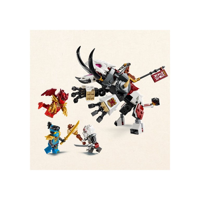 LEGO NINJAGO 71863 Zilvar et Grimtak Dragon Beast 232 pièces Gris - Neuf