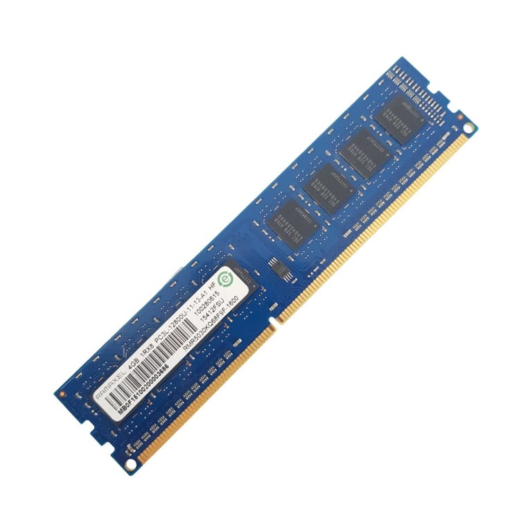 Ramaxel 4Go Ram Ddr3 Micron Rmr5030Kq68F9F-1600 Dimm Pc3L-12800U 1Rx8 - Très Bon État