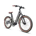 Bicicleta eléctrica de fibra de carbono MIHOGO AIR MAX con doble batería, app inteligente y frenos hidráulicos - plateada