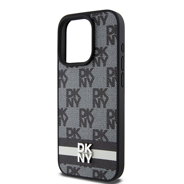 Custodia per iPhone 15 Pro Max Elegant con motivi a righe e piastrelle