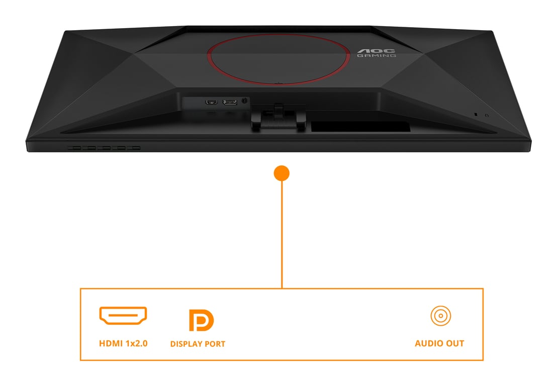 Ecran PC Gamer AOC 27G42E 27'' FHD Dalle IPS 180Hz 0 5MS MPRT Adaptive Sync HDMI / DP - vue 3