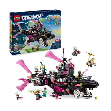 LEGO Dreamzzz 71500 Il sottomarino degli squali da incubo - Set di gioco creativo per ragazzi di 9 anni