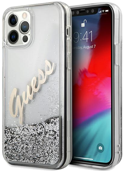 Étui Guess pour iPhone 12 Pro Max 6.7 argenté