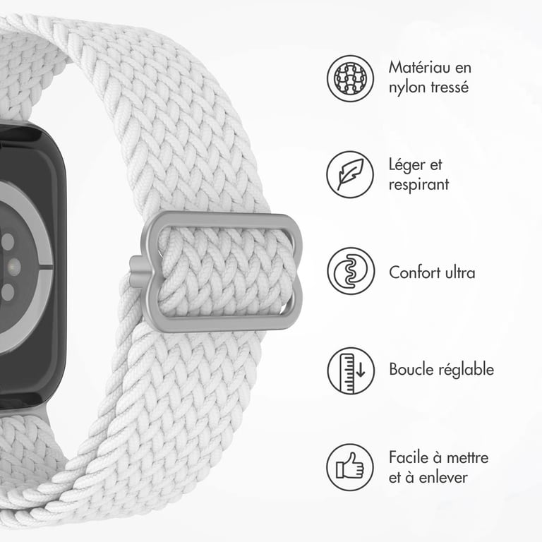 Bracelet Apple Watch 49mm Nylon tissé - vue 7