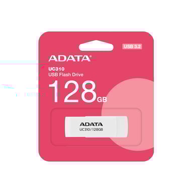 ADATA UC310 unità flash USB 128 GB USB tipo A 3.2 Gen 1 (3.1 Gen 1) Bianco