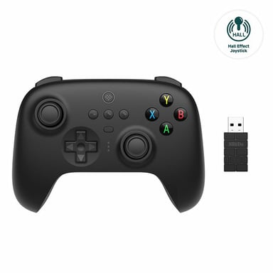 8Bitdo Ultimate Noir Bluetooth/RF/USB Manette de jeu Analogique Android, PC, iOS