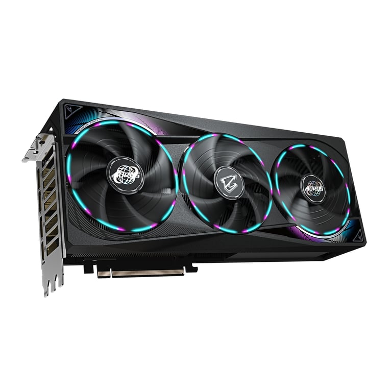 GIGABYTE AORUS GeForce RTX 5070 MASTER 12G Carte Graphique 12 Go GDDR7 192 bits PCI E 5.0 2715 MHz Core Clock 3 x DP 2. 1 x HDMI 2.1b NVIDIA DLSS 4 GV N5070AORUS 12GD Neuf - vue 3