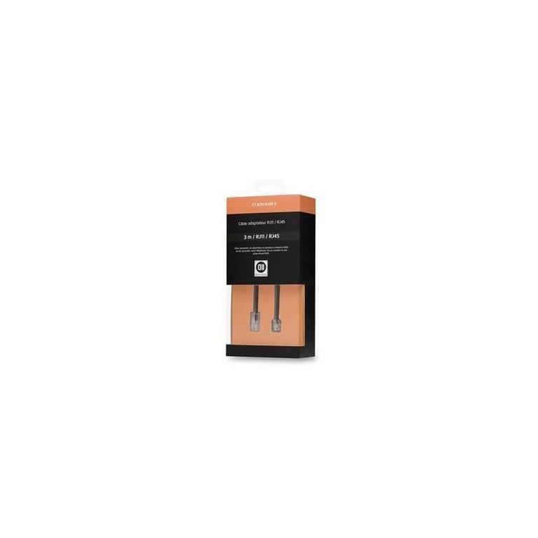 D2 Diffusion Câble RJ11/RJ45 mâle 3 m Noir - vue 3