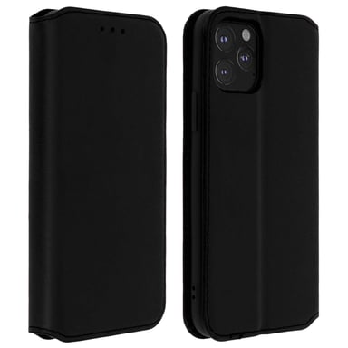 Housse pour iPhone 11 Pro Max Étui Folio Portefeuille Fonction Support Noir