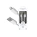 Câble iPhone / Galaxy / Google - USB vers Lightning 2.4A - 1,5 mètres - Collection POP - Blanc