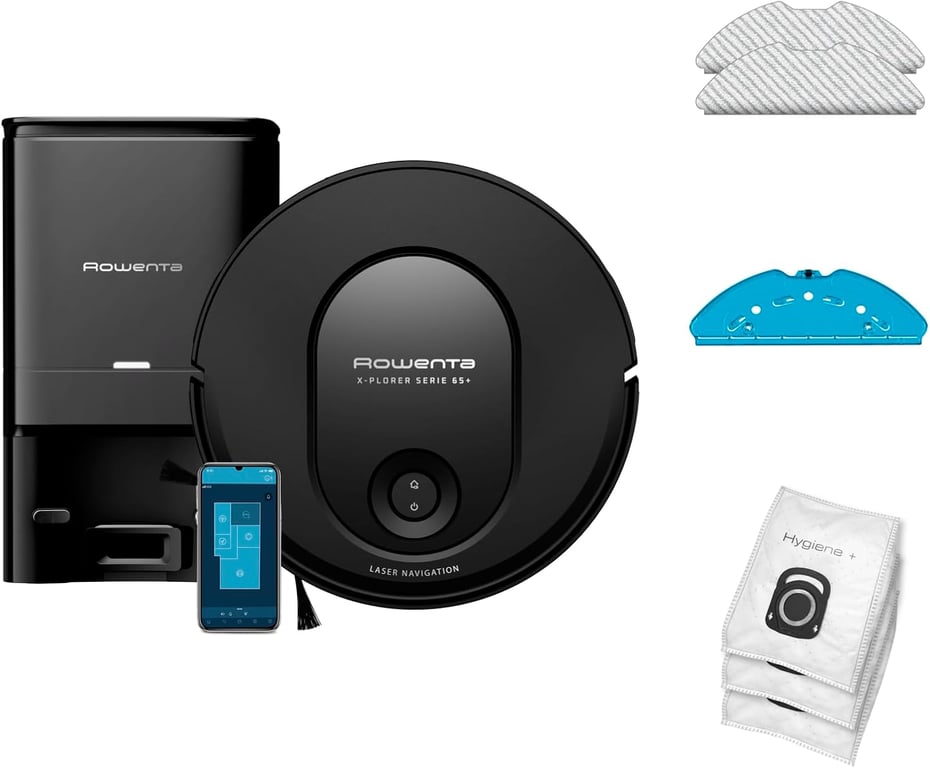 Robot aspirateur laveur ultra fin Neuf - vue 3