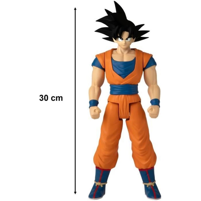 Figurine géante Dragon Ball Bandai Limit Breaker Goku 30 cm articulée épaules et hanches Orange multicolore - Neuf