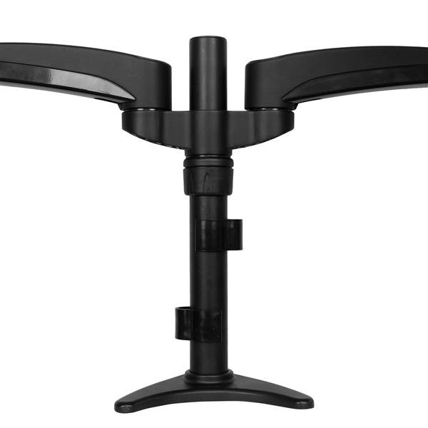 StarTech.com Bras articulé pour 2 moniteurs avec gestion de câbles et hauteur ajustable Support de bureau double écran - vue 4