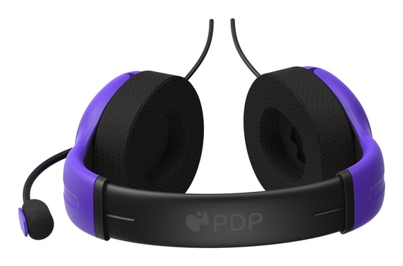 PDP Nebula Ultra Violet AIRLITE Cuffia con archetto cablato Nero, Viola